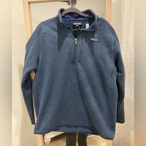 Patagonia 1/4 Zip Large Navy Pullover